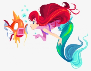 Ariel And Magikarp - Disney Pokemon