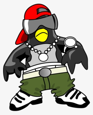 Glasses,dancing,free - Hip Hop Penguin