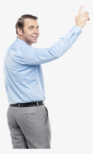 Men Pointing Up Png Image - Man Pointing Up Png