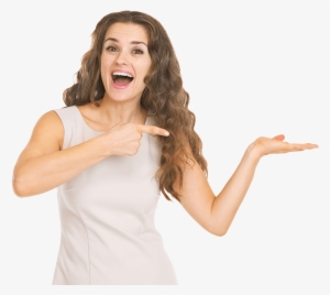 Knoxville Roofing Woman Pointing 2