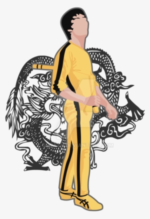 Bruce Lee Game Of Death Png Vector Download - Chinese Dragon