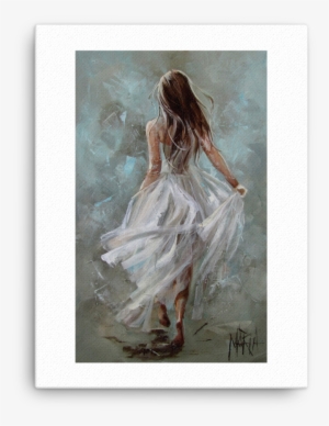 I'm Coming Home - Girl Running Painting