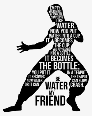 Vinilo Citas Célebres Bruce Lee - Friend Zone