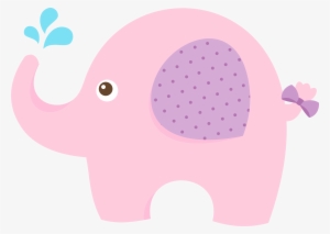 Clip Art Royalty Free Library Infant Clip Art Elephants - Pink Baby Elephant Clipart