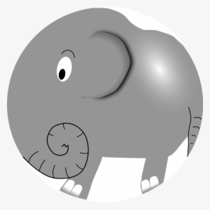 Baby Elephant - Elephant Cartoon