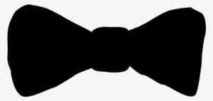 Tie Bow Black Silhouette Clothing Tie Tie - Black Bow Tie Clip Art