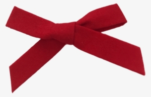 Red Fabric Bow - Ribbon