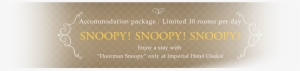 Enjoy A Stay With “doorman Snoopy” Only At Imperial - Bronze