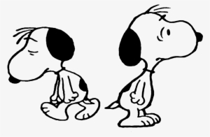 Svg Black And White Reference By Bradsnoopy On Deviantart - Snoopy Transparent