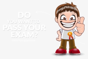 Do You Want To Pass Your Exams - Boy Pass Exams Cartoon Png