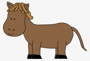 Short Horse Image Panda Free Images Info - Cute Horse Clip Art