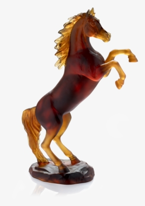 Chevaux Fougueux Ambre Brun 500ex 05585