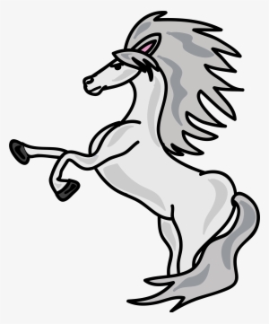 Horse Head Png Download - Clipart Domestic Black And White