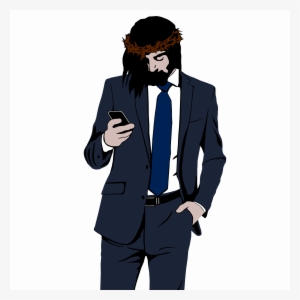 Wall St Jesus - Necktie