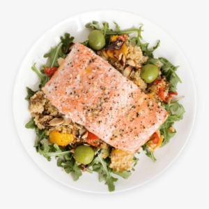 Fully Cooked Meal With Healthy Salmon - Salmon
