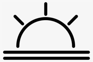 Half Sun On Two Horizontal Lines Comments - Half Sun Lines