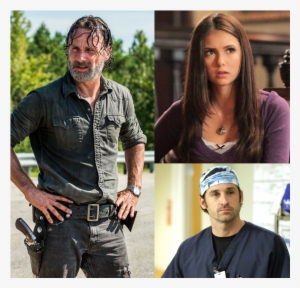 Andrew Lincoln, Nina Dobrev, Patrick Dempsey These - The Walking Dead