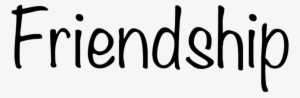 Friendship Download Transparent Png Image - Friendship Black And White
