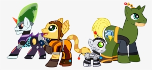 Deadlocked Pony Twilight Sparkle Ratchet Clank Captain - Ratchet And Clank Ponies