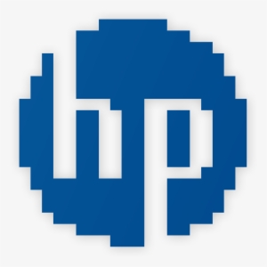Hp Logo In Chicago Font - Approximating A Circle With Squares