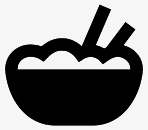 It's A Logo Of Rice Bowl Reduced To An Image Of A - Bowl