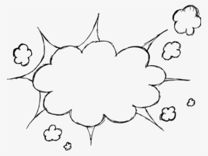 Drawn Bubble Explosion - Comics