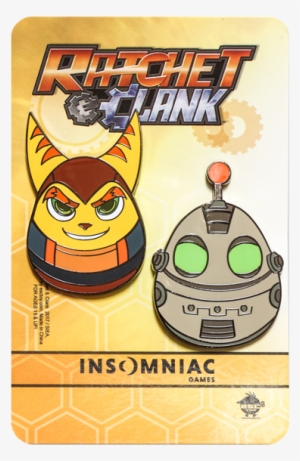 Ratchet & Clank Pin Set - Ratchet And Clank All 4