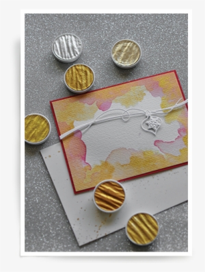 Metallic Watercolor - Macaroon