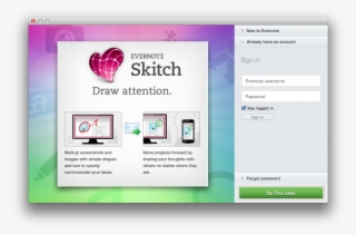 Skitch 2 Log-in