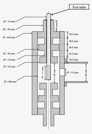 Schematic Drawing Of The Cylindrical Applicator Containing