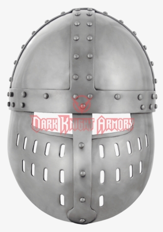Crusader Spangenhelm With Face Guard