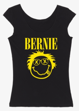 Bernie Nirvana Smiley Reversible Women's Cap Sleeve