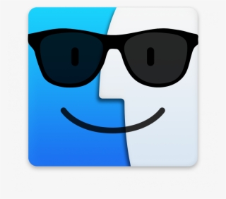 Finder Icon Wearing Sunglasses