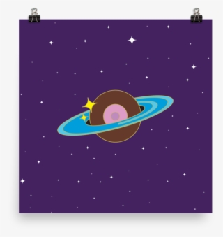 Space Boob C Poster Space Boob C Poster