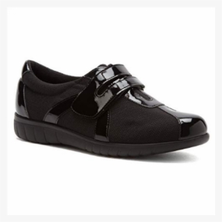 Munro Jewel Black Patent/fabric