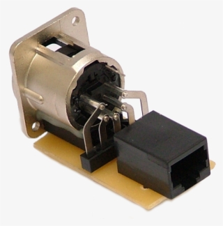 Panel Mount Xlr To Rj45 Dmx Adapter