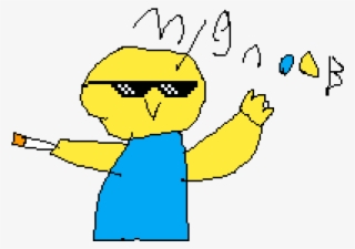 Pixilart Noob Headphones Png Mlg Noob