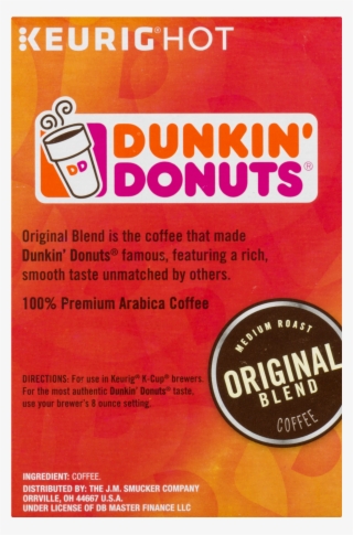 Dunkin' Donuts Original Blend Coffee K-cup Pods, Medium