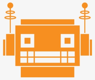 Robot Head Orange