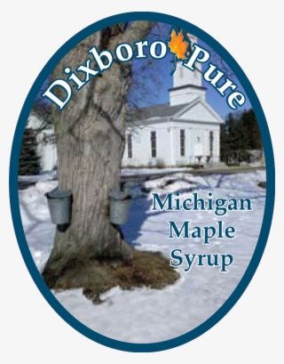 Dixboro Pure Michigan Maple Syrup Label