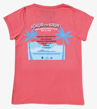 Women's Coral Kaua'i Flood Benefit Tee
