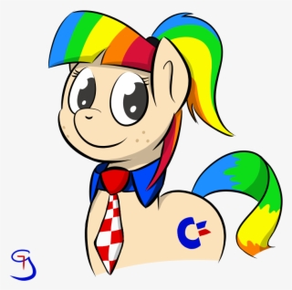 Glimglam, Commodore 64, Freckles, Necktie, Oc, Oc Only,