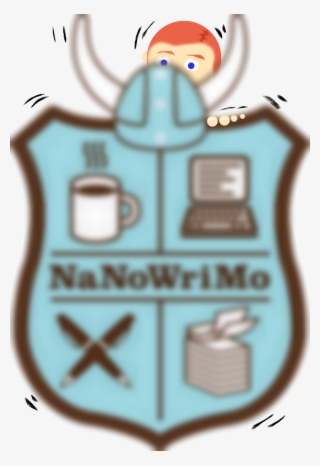 Nanowrimo Badge Nervous