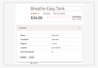 Here Is How The Inline Translator Looks On The Front-end
