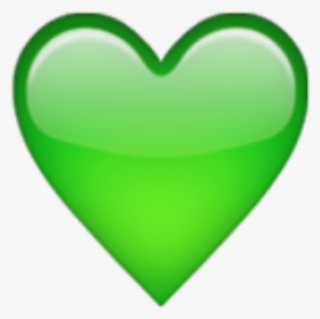 Emojiverde Verde Emoji De Corazon