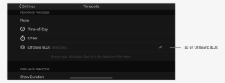3) Tap On Ultrasync Blue