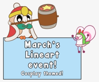 Welcome To March's Line Art Coloring Event The Theme