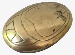 Vintage Brass Scarab Box On Chairish