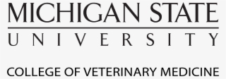 Cvm-msu Wordmark Black Text White Background Stacked