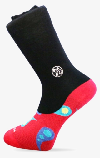 Homeless Paisley Red Office Combo Sock